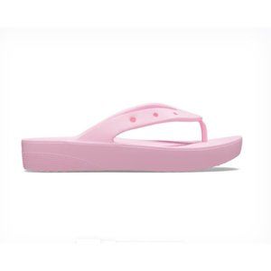 New Crocs Women's Classic Platform Flip Flop Sandals Flamingo Pink US 9